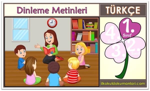 1. Sınıf Türkçe Dinleme Metinleri