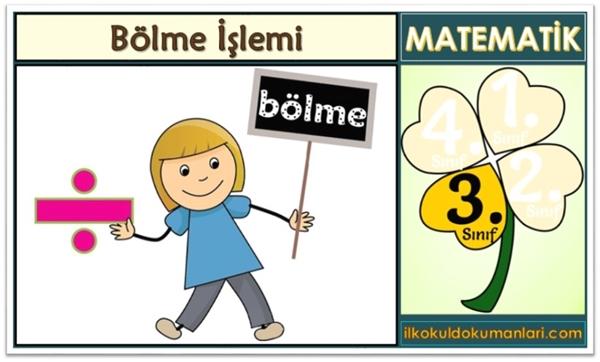 3. Sınıf Bölme İşlemi