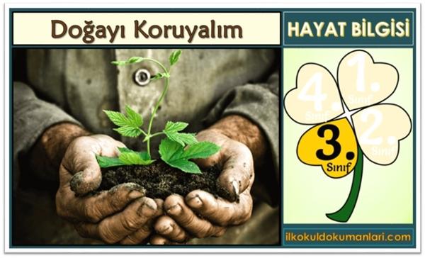 3. Sınıf Doğayı Koruyalım Konu Anlatımı