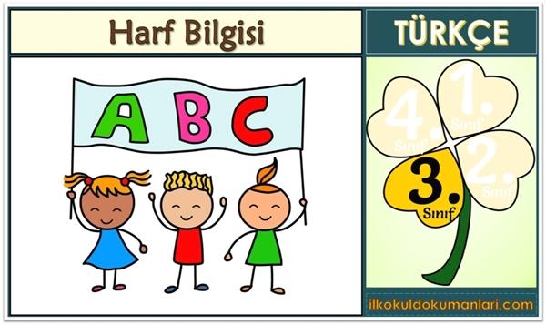 3. Sınıf Harf Bilgisi Konu Anlatımı