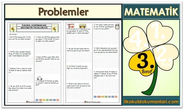 3. Sınıf Matematik Problemleri