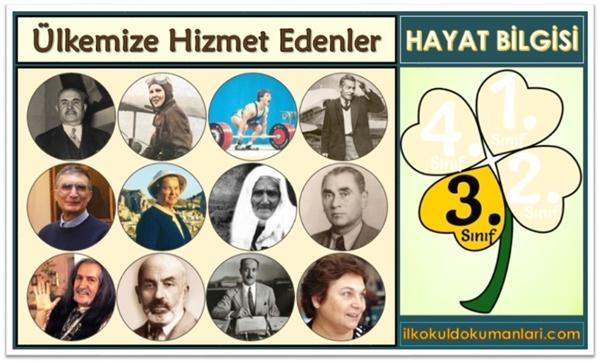 3. Sınıf Ülkemize Hizmet Edenler