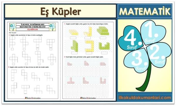 4. Sınıf Eş Küpler Oluşturma Etkinlikleri