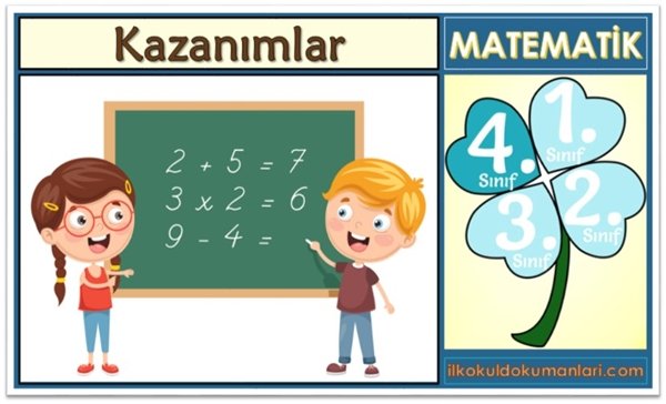 4. Sınıf Matematik Kazanımları