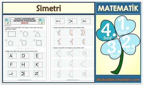 4. Sınıf Simetri Etkinlikleri