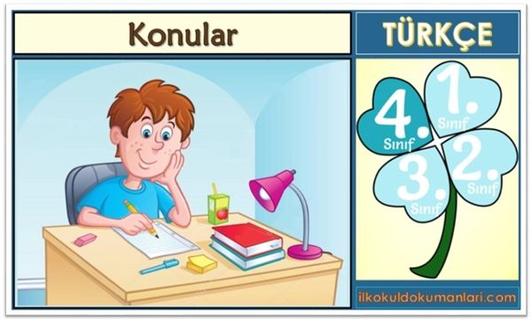 4. Sınıf Türkçe Konuları