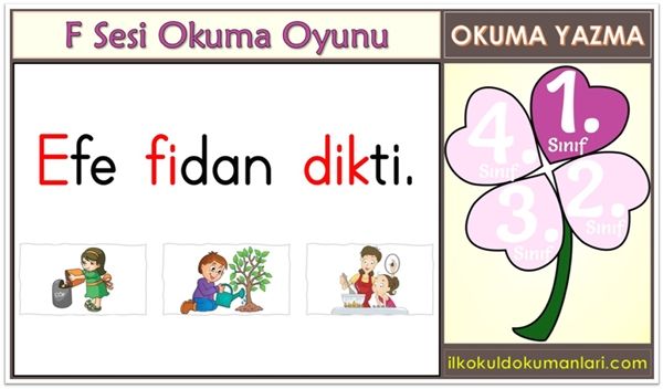 F Sesi Okuma Oyunu