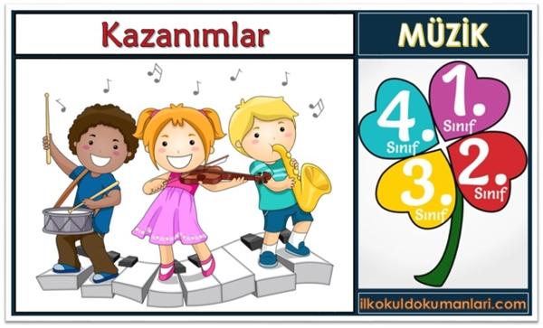 İlkokul Müzik Dersi Kazanımları