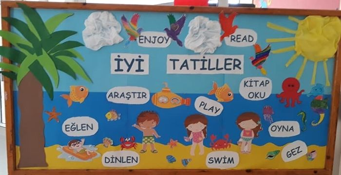 İyi Tatiller Pano Örneği