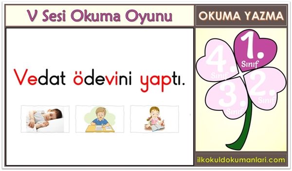 V Sesi Okuma Oyunu